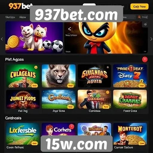 Novos jogos disponíveis no 937bet.com